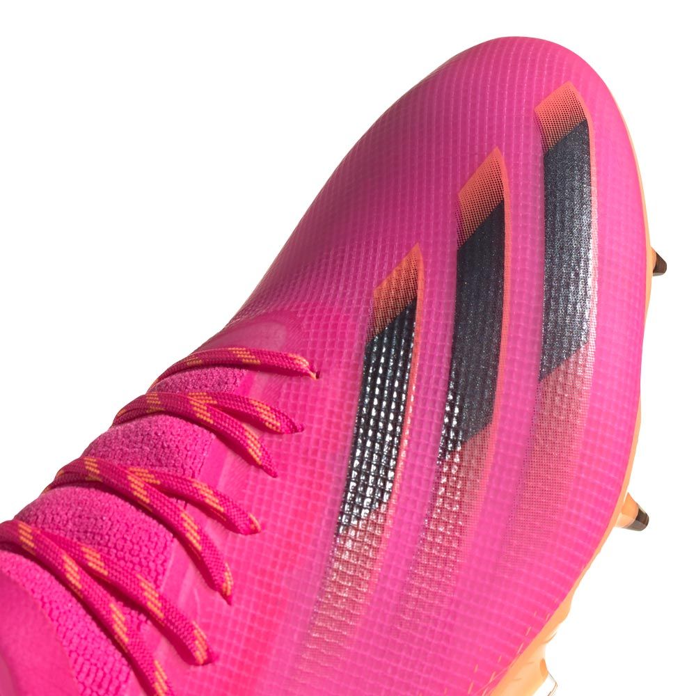 adidas X Firm Ground Cleats-Pink/Black/Orange | Soccer