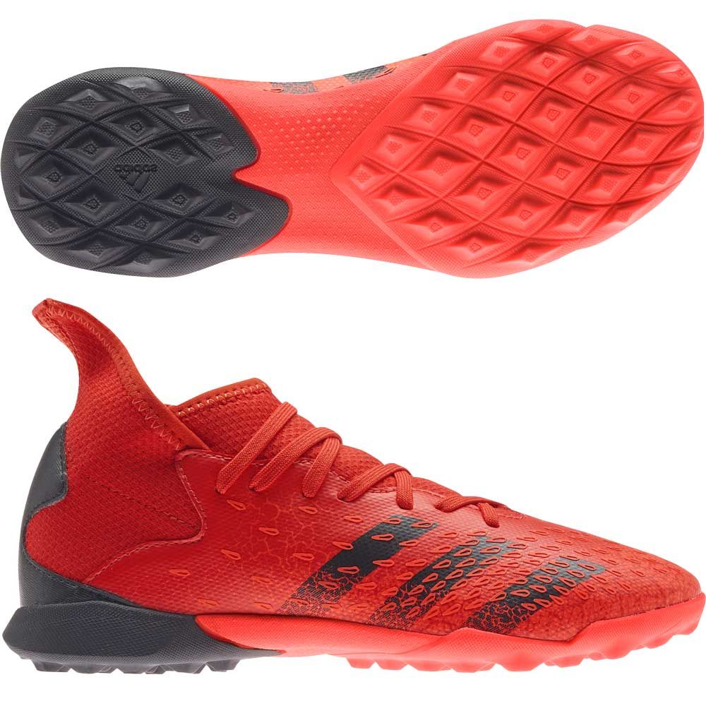 Elastisch Visa Mantel adidas Predator Freak.3 Junior Turf Soccer Shoes-Red/Black | Soccer Village