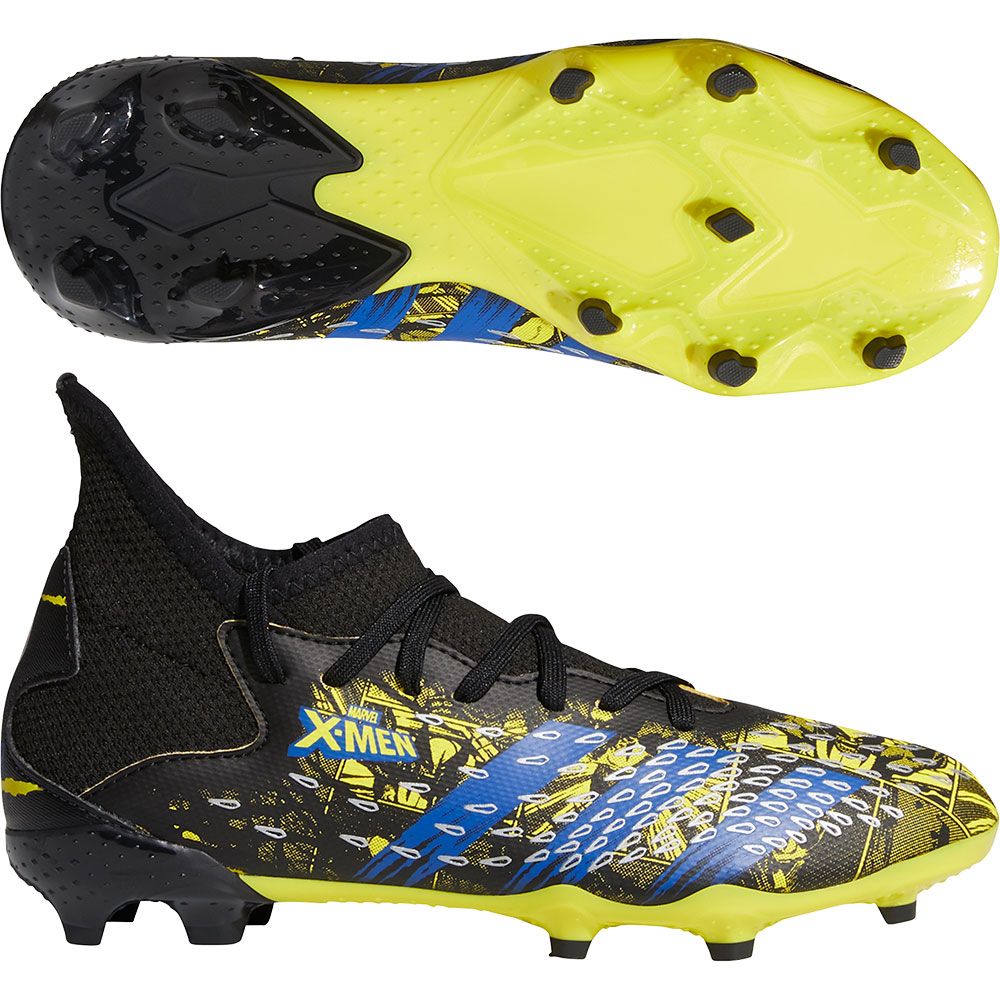 dichtbij passage wakker worden adidas Junior Predator Freak.3 FG Cleats-Yellow/Blue/Black | Soccer Village