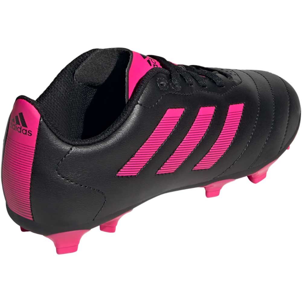 ADIDAS Goletto Soccer Shoes BLACK & HOT PINK Boys Girls Size 2 ❤️sj7m68