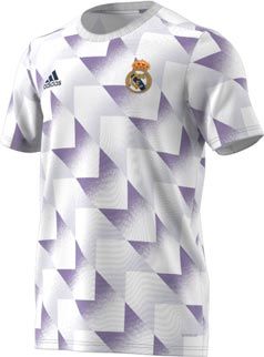 real madrid pre match shirt