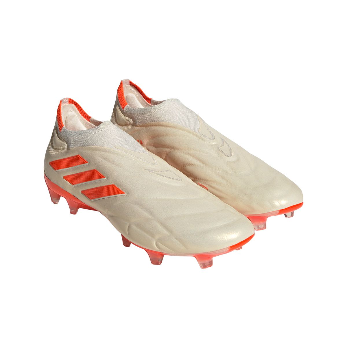 Adidas Copa Pure+ FG Firm Ground Soccer Cleats White/Orange / 7.5