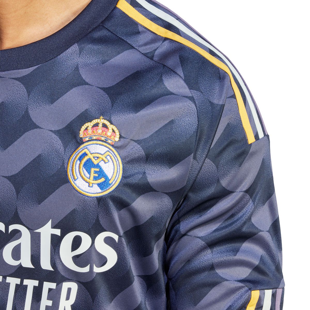 : Adidas Real Madrid CF Away Long Sleeve Jersey-GREY (XS) :  Sports & Outdoors