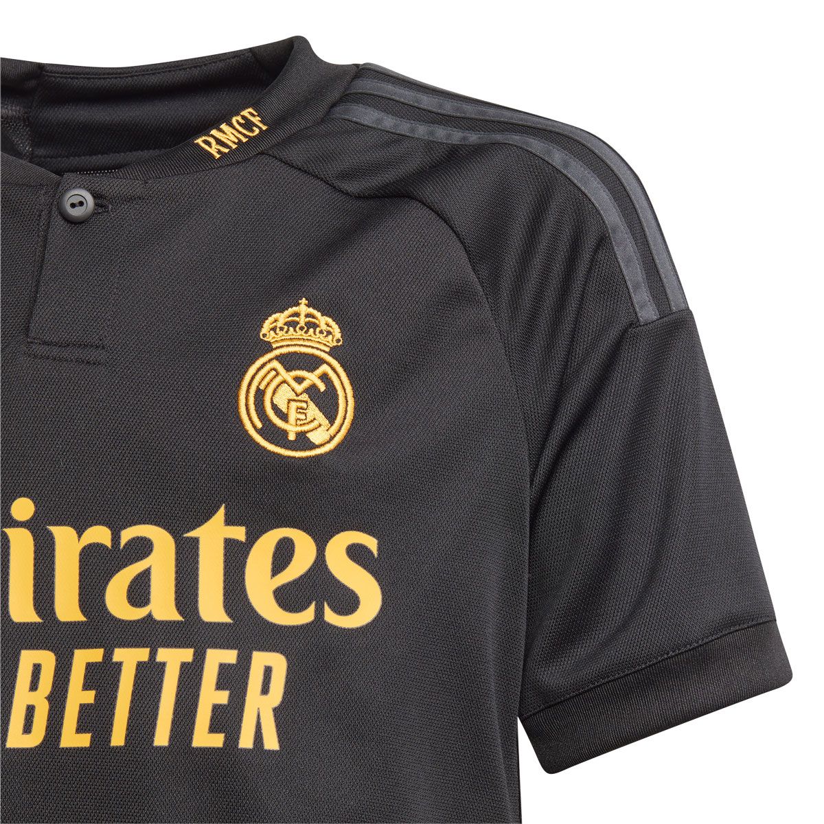 adidas Real Madrid CF Away Long Sleeve Jersey-Grey