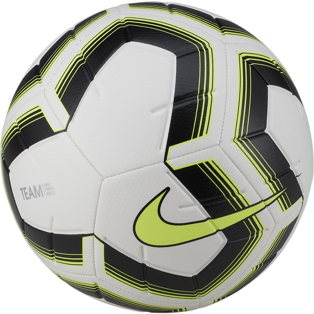 Himno tratar con Golpeteo Nike Strike Team Ball - White/Black/Volt - SC3535-102 | Soccer Village