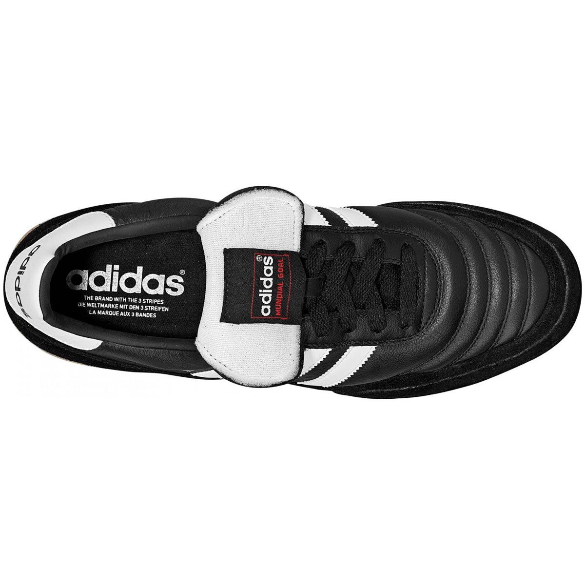 adidas Mundial Goal Indoor Shoe-Black | Soccer Village