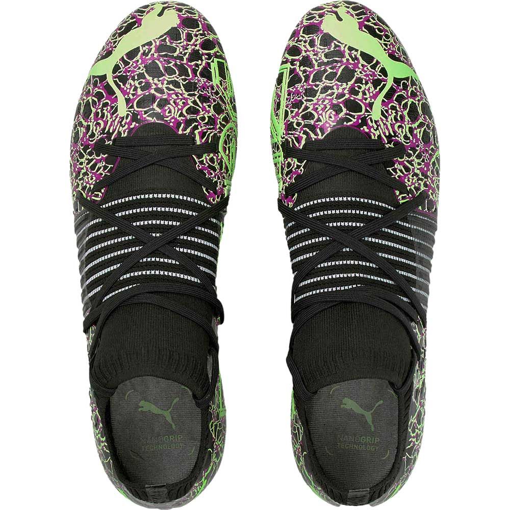 PUMA Future Origins 1.2 FG Cleats-Ultra Magenta/Black/Green