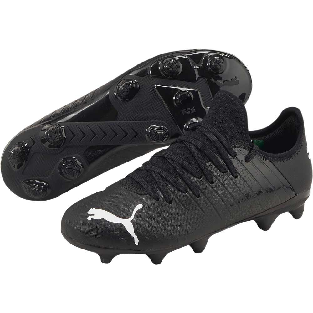 PUMA Future Z 4.3 FG Junior Cleats - PUMA Black/PUMA White