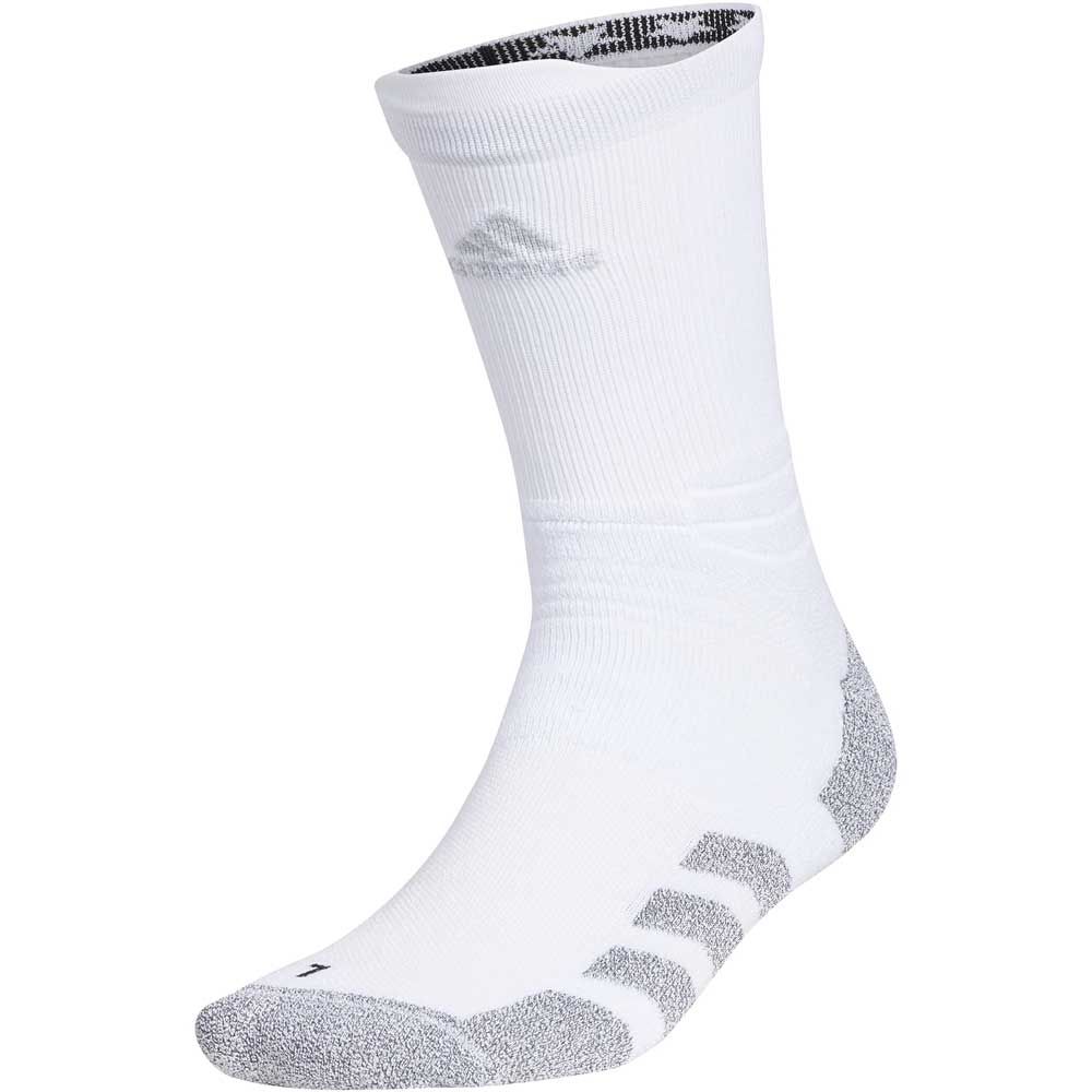 adidas 5 Star Traxion Grip Crew Socks White Grey