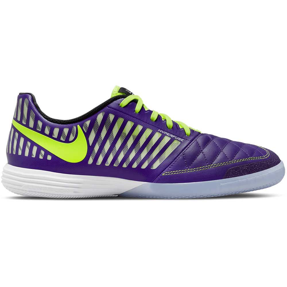 Nike Lunar Gato II Indoor Cleats-Purple/Volt/Black/White Nike Lunar Gato II Indoor Cleats-Purple/Volt/Black/White
