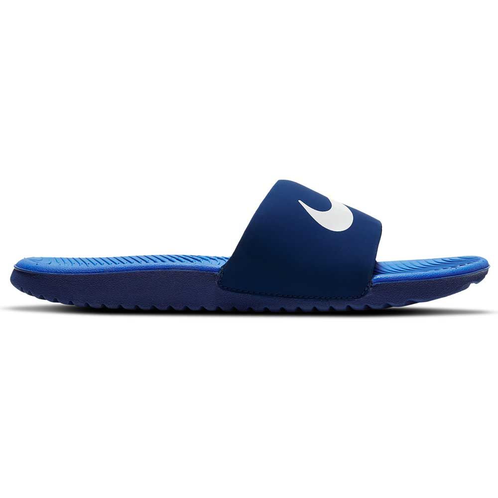 Nike Kawa Jr Slide-Blue Void/Blue/Platinum | Soccer Village