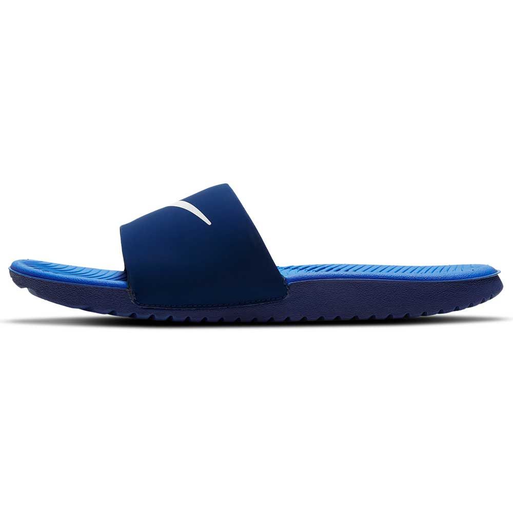 Nike Kawa Jr Slide-Blue Void/Blue/Platinum | Soccer Village