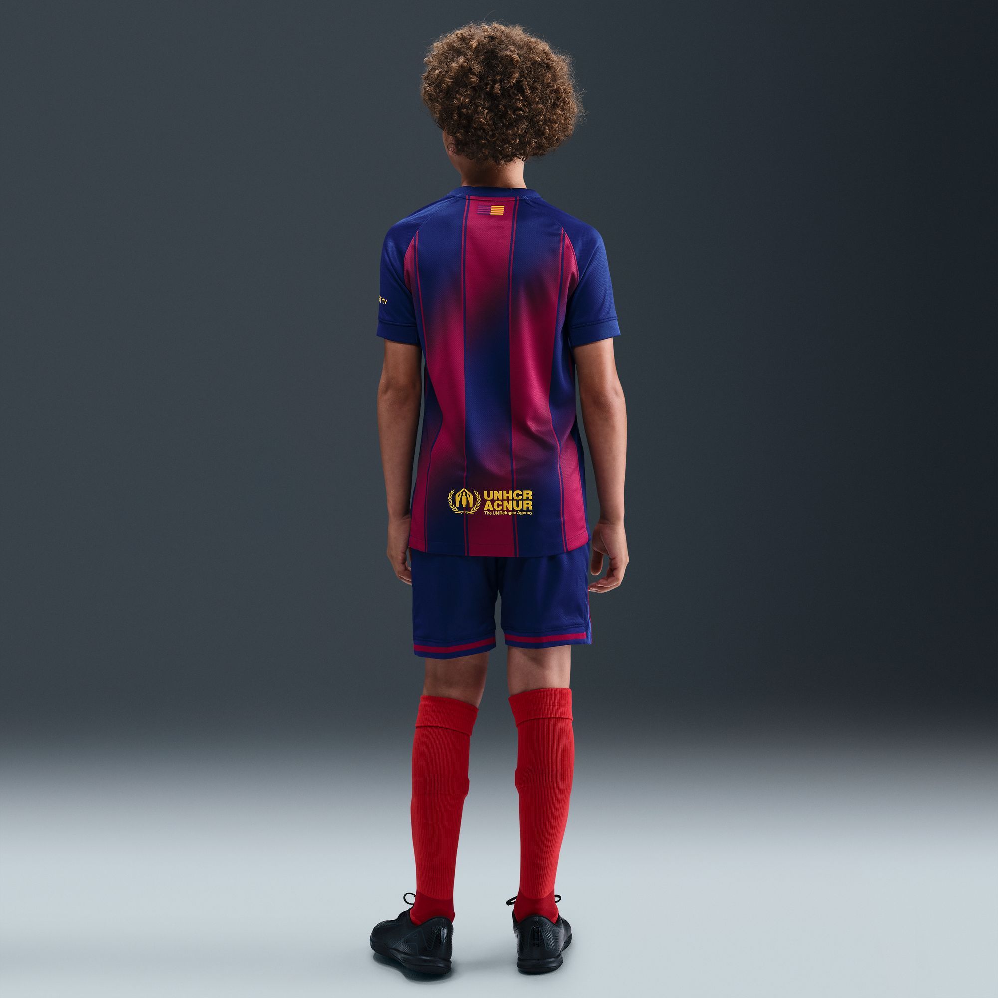 FC Barcelona Nike シャツ UNHCR Nike FC Barcelona 2025-26 Men's Home Authentic Match Jersey