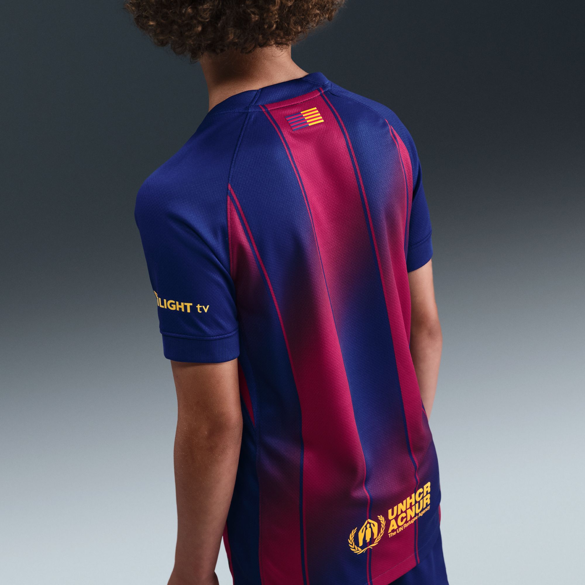 FC Barcelona Nike シャツ UNHCR Nike FC Barcelona 2025-26 Men's Home Authentic Match Jersey