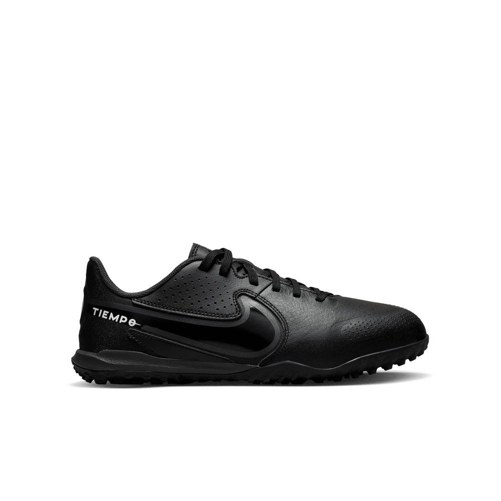 Nike Junior Tiempo Legend 9 Academy TF - Black/Dk Smoke Grey