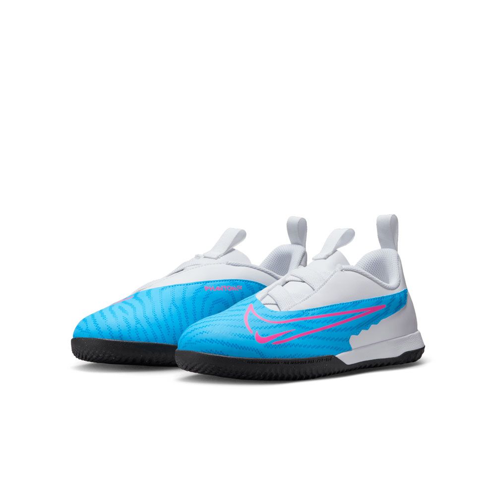 Nike Junior Phantom GX Academy IC - Baltic Blue/Pink Blast