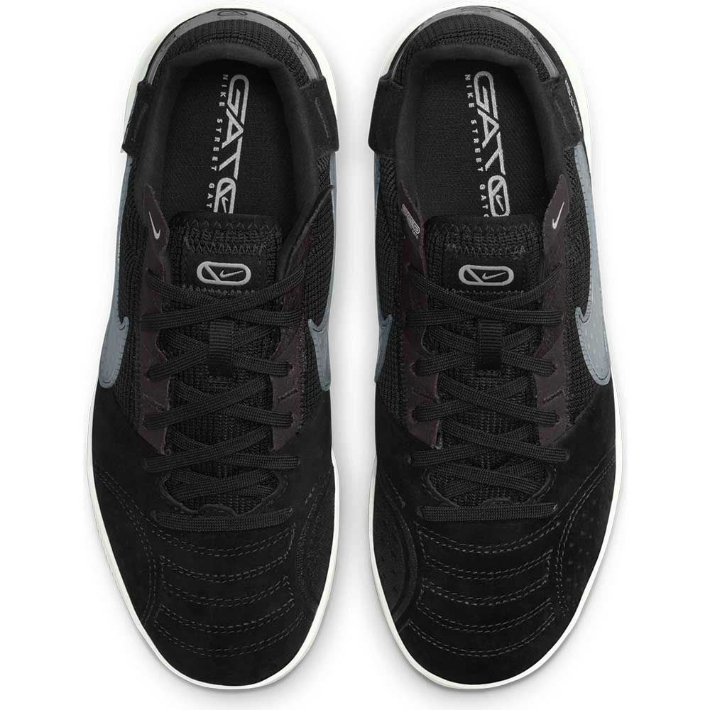 Nike Junior StreetGato Indoor Cleats-Black/White/Green