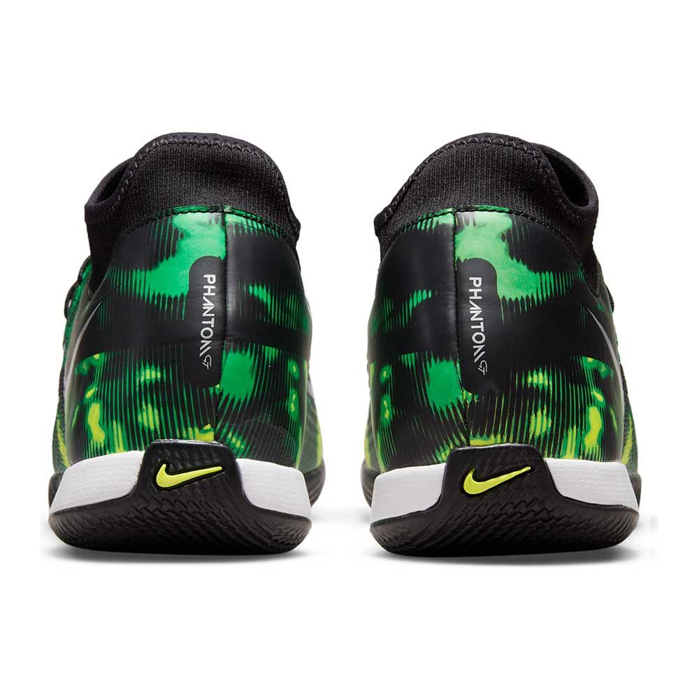 Nike Phantom GT2 Academy DF IC- Black/ Green | Soccer Village Nike Phantom GT2 Academy DF IC- Black/ Green | Soccer Village