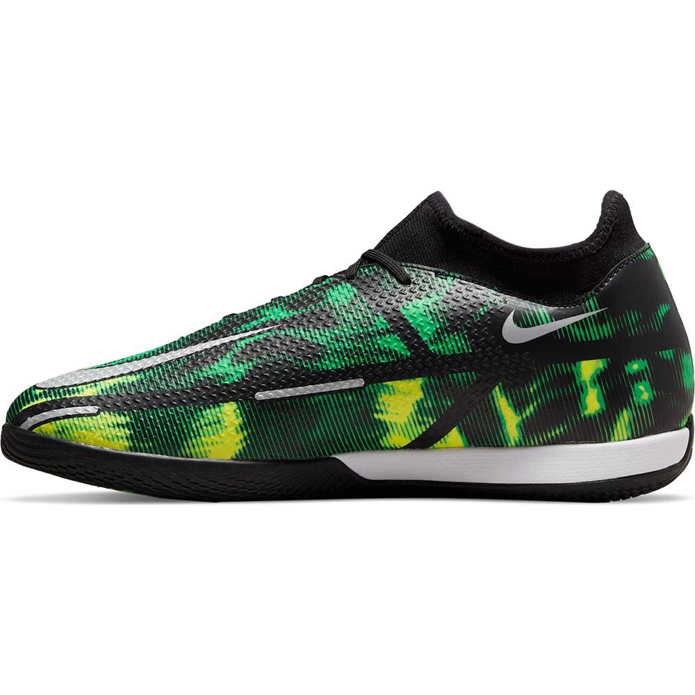 Nike Phantom GT2 Academy DF IC- Black/ Green | Soccer Village Nike Phantom GT2 Academy DF IC- Black/ Green | Soccer Village