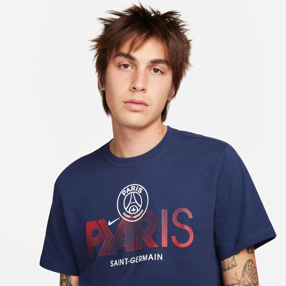 Nike Paris Saint-Germain ユニフォーム Nike PSG Kids 23/24 Home Dri-Fit Stadium SS Shirt - Midnight