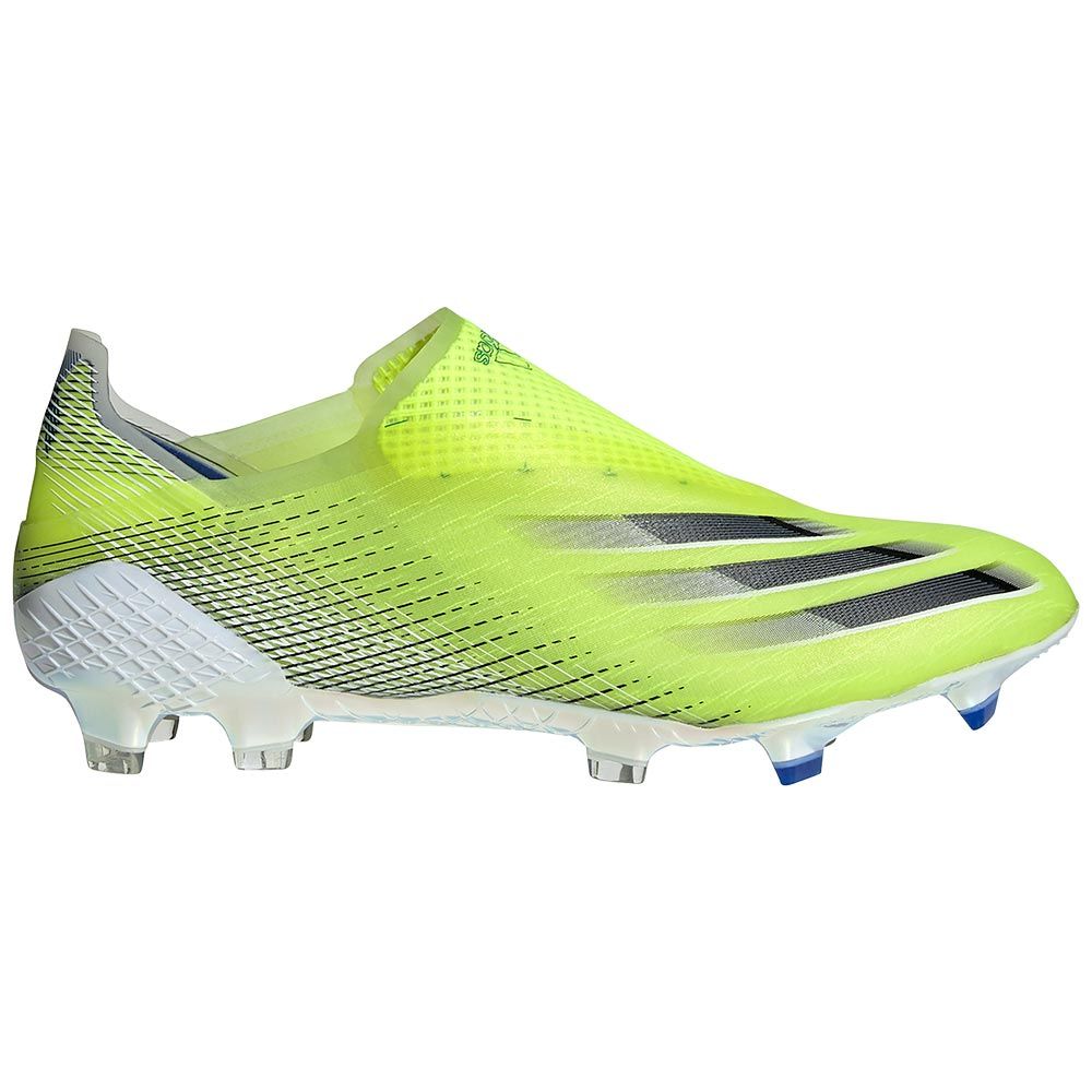 X Ghosted ＋ FG adidas Kids X Ghosted+ FG - White/Metallic Gold Melange/Core