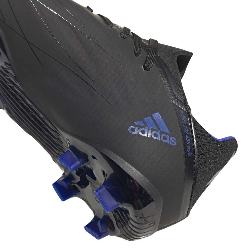 adidas X Speedflow.1 Junior Firm Ground Cleats-Black/Sonic
