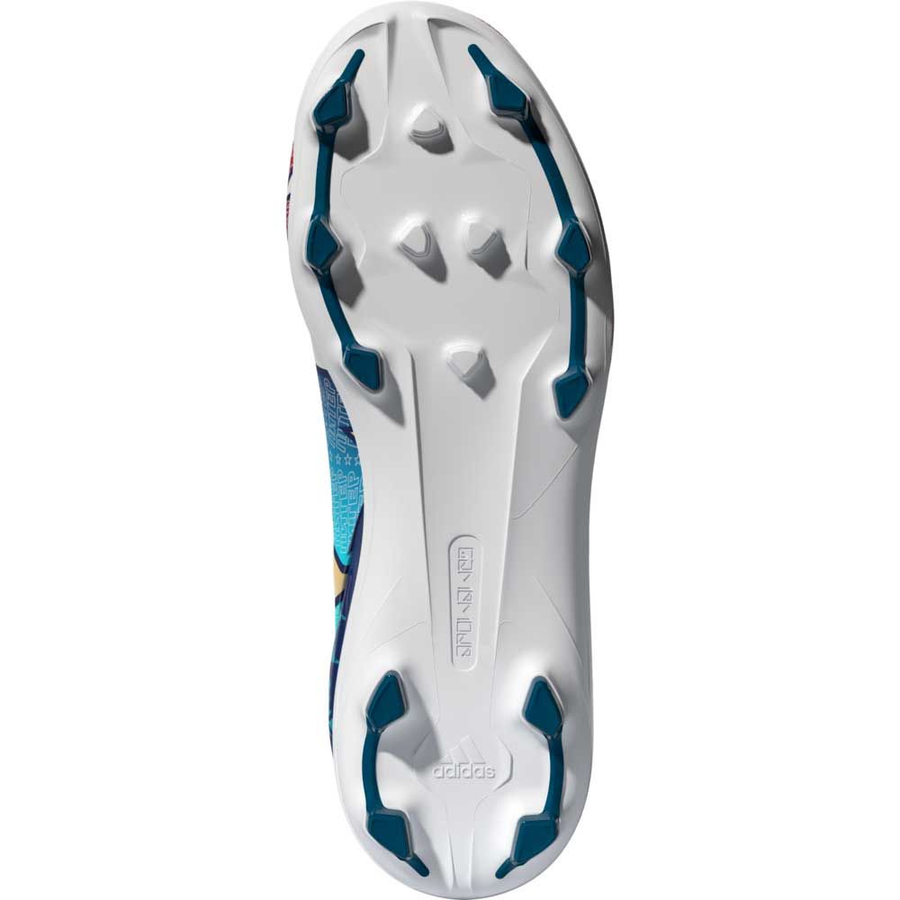 adidas GAMEMODE FG UCL Junior Cleats-White/Silver/Pantone