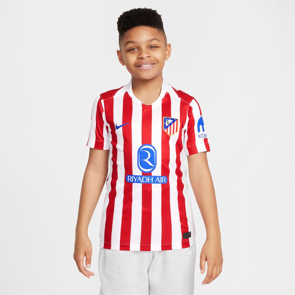 01's NIKE × Atletico de Madrid Game SH Nike Atletico Madrid 2025/26 Youth Stadium Home Jersey