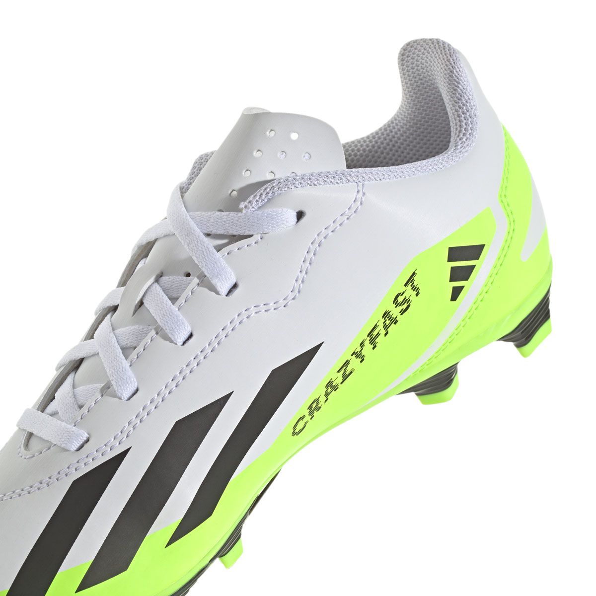 CRAZYFAST 4 ホワイト/イエロー サッカーシューズ　27.5 adidas X Crazyfast.4 FxG Junior Soccer Cleats | Crazyrush