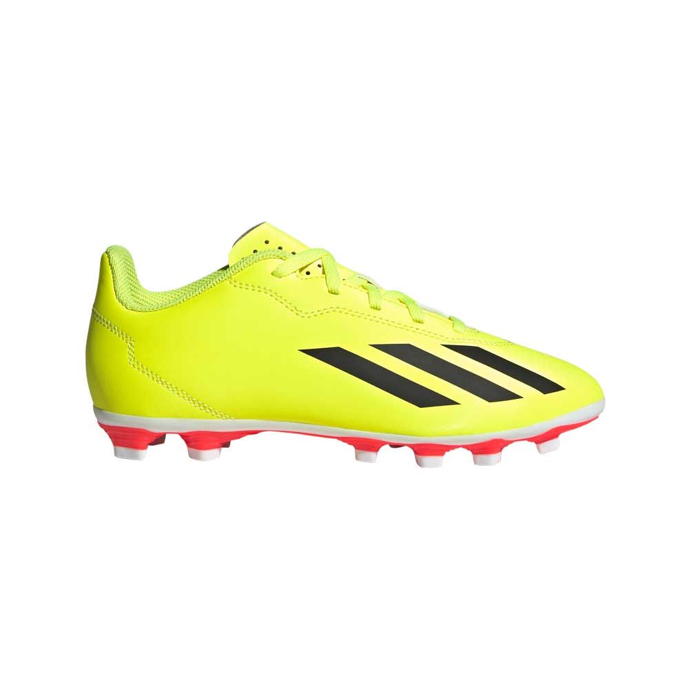 Men's Adidas X Crazyfast+ FG Soccer Cleats / Solar Yellow