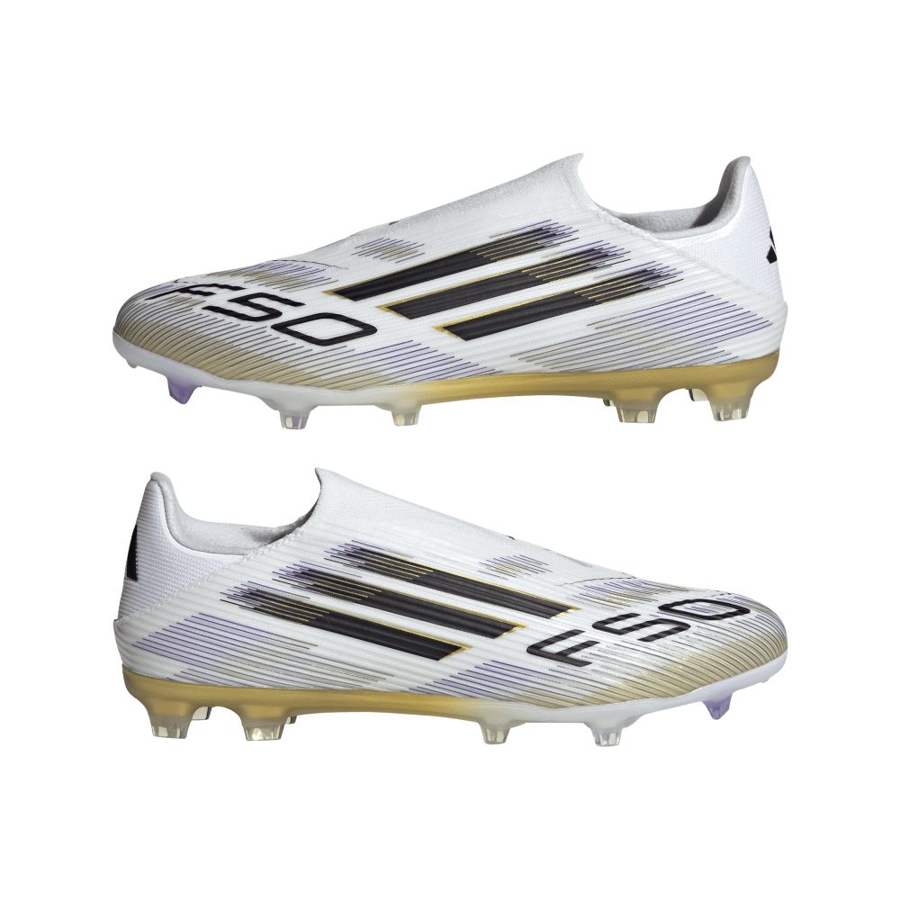adidas F50 + FG Firm Ground Soccer Cleat- Cloud White / Core