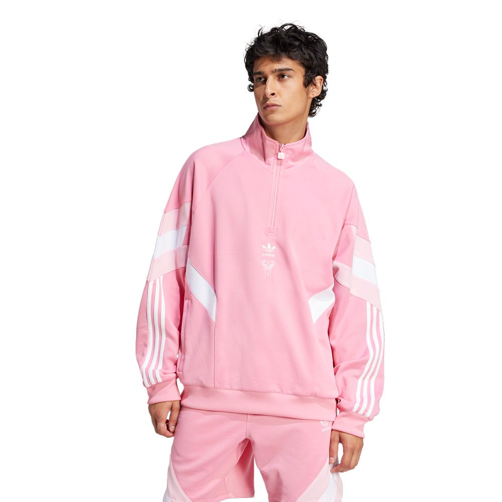 adidas Originals Inter Miami CF Men's Half-Zip Crewneck