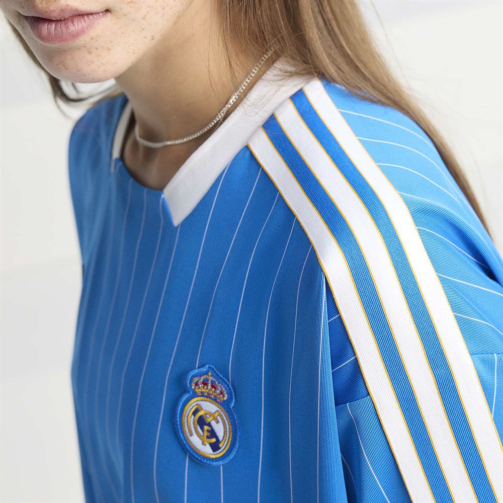 ウェア Real Madrid Clothing - Real Madrid Terrace Icons Jersey - Blue | adidas Oman