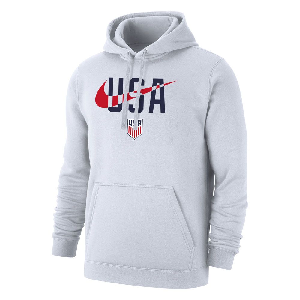 Nike USA Men's Club Fleece Pullover Hoodie | Soccer Village