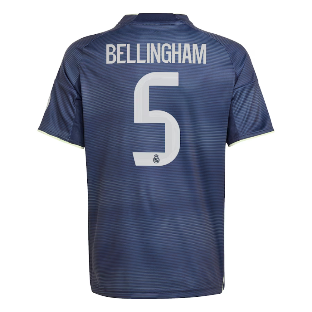 adidas Real Madrid CF 2025/26 Youth Away Jersey BELLINGHAM 5