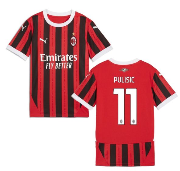 PUMA AC Milan 2024/25 Youth Home Jersey PULISIC 11