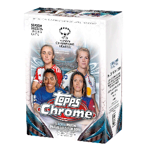 2023/24 Topps Chrome Women's Champions League Trading Cards | 4 Pack