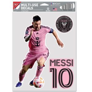 Wincraft Inter Miami CF Messi Multi-Use Fan Decals 3/Pack
