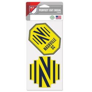 Wincraft Nashville SC 4 X 4 Perfect Cut Decals 2/Pack