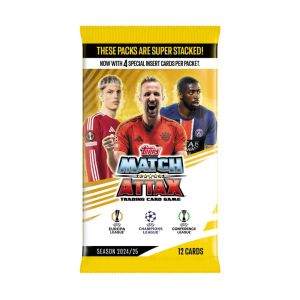 2024/25 Topps Match Attax UEFA Champions League Trading Cards | 12 Pack