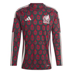 adidas Mexico 2024 Men's Long Sleeve Home Jersey