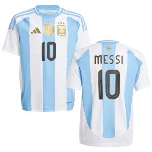 adidas Argentina 2024 Youth MESSI Home Jersey