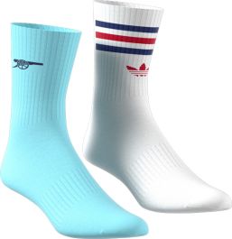 adidas Arsenal FC Crew Socks 2/PK | Soccer Village