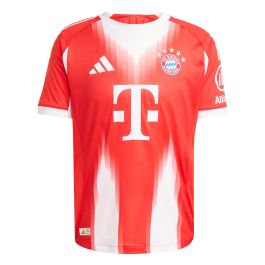 100% Adidas FC Bayern Munchen Jersey Red Climalite Soccer