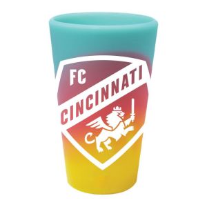 WinCraft FC Cincinnati Fashion Print Silicone Pint Glass