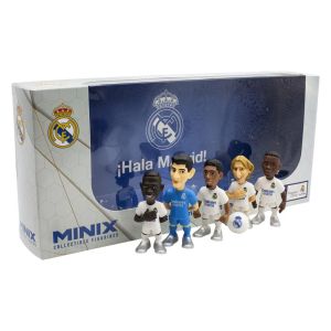MINIX Figurines 5/Pack (Bellingham, Camavinga, Courtois, Modric, Vini Jr)