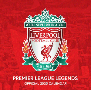 Liverpool FC Club Legends 2025 Calendar