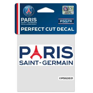 WinCraft Paris Saint Germain Wordmark Perfect Cut Color Decal