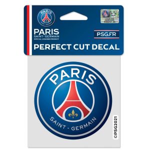 WinCraft Paris Saint Germain Badge Perfect Cut Color Decal