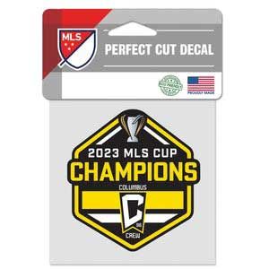 Wincraft Columbus Crew 2023 MLS Cup Champions Perfect Cut 4 x 4 Decal